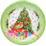 Тарелка бумажная 18 см в наборе 10 шт «Нарядная красавица»