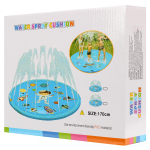 Фонтан-батут 170 см, 2 цвета микс, с-30286