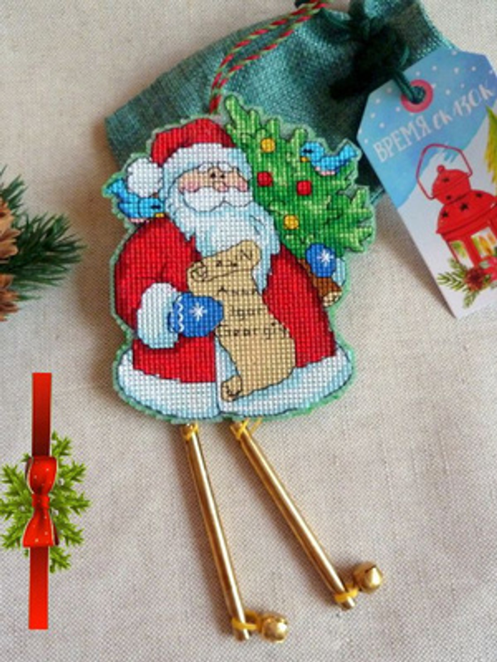 "Список Санты"-00285 вышивка