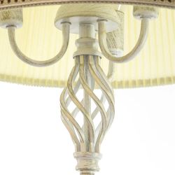 Citilux Вена CL402923T Торшер патина со столиком и кремовым абажуром