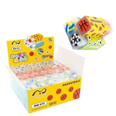 Ластик "Спорт" пластик, 4.5*2*1.5см, ассорти 675 (J.Otten)