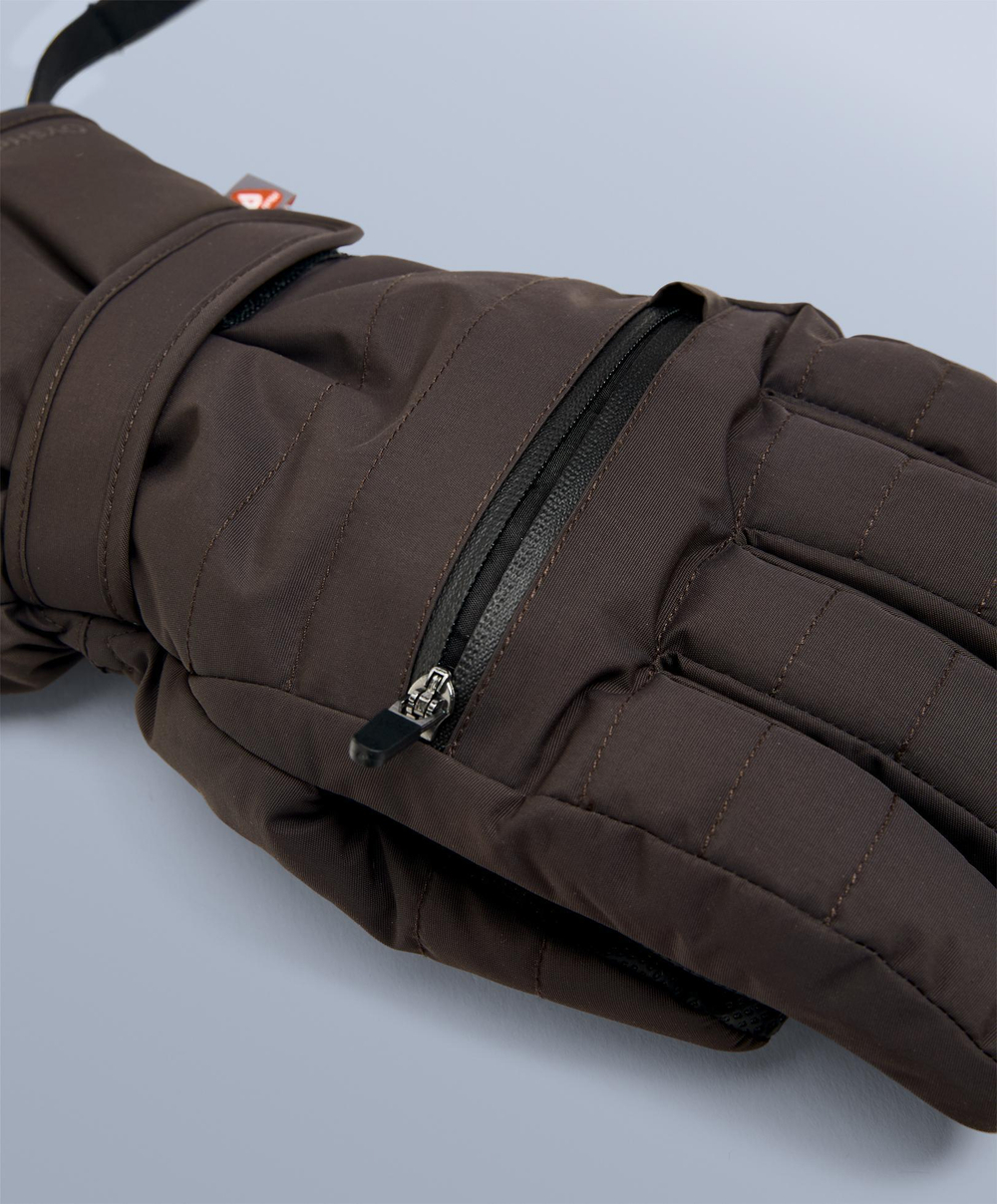 Oysho Технические перчатки SKI Primaloft®, темно-коричневый