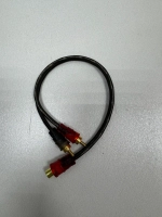 Y-разветвитель Auto Puma AP 1F2M RCA, медь, 0.3 м