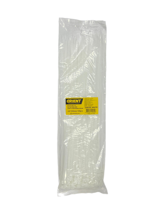 ХОМУТ НЕЙЛОНОВЫЙ 4,8Х350 (100 ШТ) ORIENT S48350