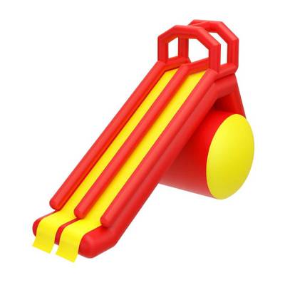 Надувная водная горка «Разноцветная 2» 8×4×5 м