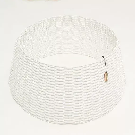 Корзина под елку Премиум Царская лоза 65*48*30 см., разборная, белый, ЕлкиТорг (65-220)