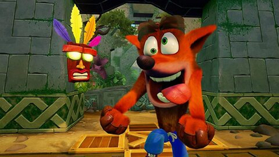 Игра Crash Bandicoot N.sane Trilogy + 2 Bonus Levels (Английская версия) для PlayStation 4