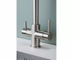 Смеситель для кухни Paulmark Lange La214212-BS брашированная сталь