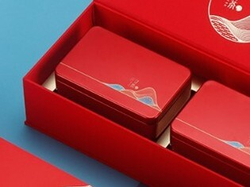 269084.01 Банка "Горы", красная, 90мл, жесть. Из набора 269084