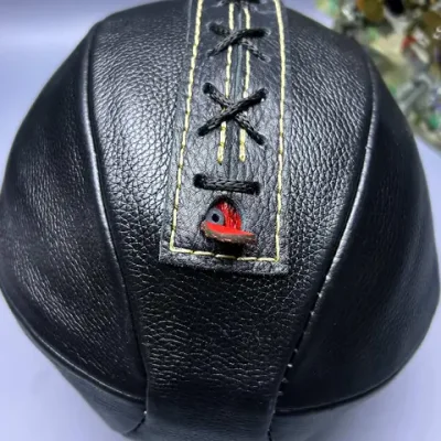 Груша Premium в сборе кожаная (чёрная)