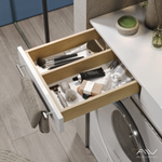 Комплект тумба Cosmetic 85 правая, столешница МДФ с умывальником Art Inside
