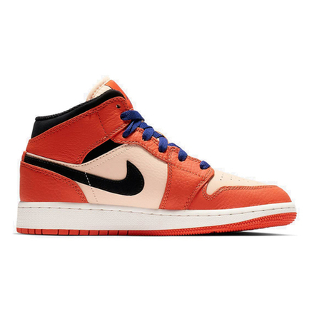 Кроссовки Air Jordan 1 Mid SE GS Team Orange