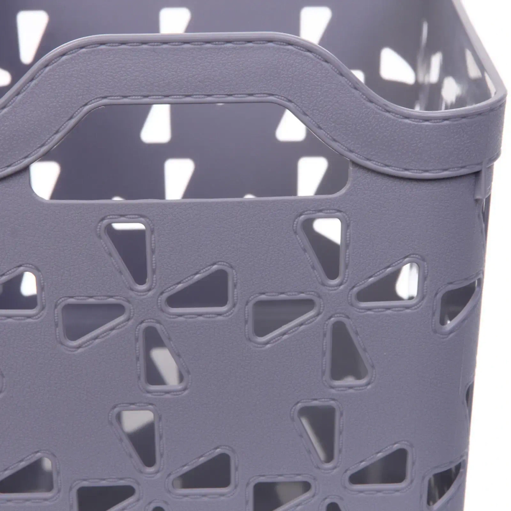 Корзина для хранения «БРУТТИ», цвет серая гавань, 31*21*21см (лейбл)