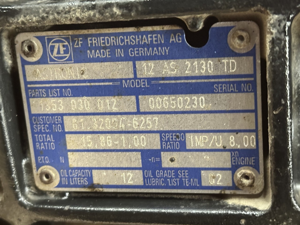 АКПП ZF 12AS2130TD