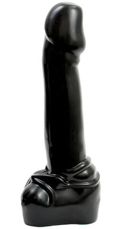 Черный гигантский фаллоимитатор XL, 38.1