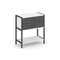 Shelf System Односекционный стеллаж двухярусный с ящиками SN.STM-212 Белый/Антрацит/Металл Антрацит