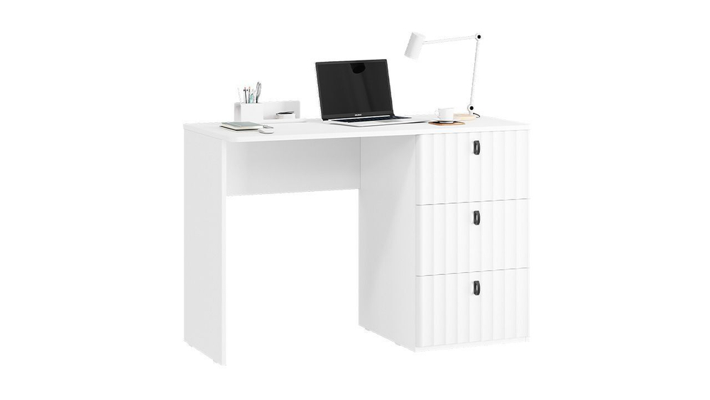 Стол письменный с ящиками Кашемир/Кашемир матовый 109,2х50,5х74,8 см