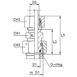 Соединение PNF DS16 М36х2 B4 (в сборе)