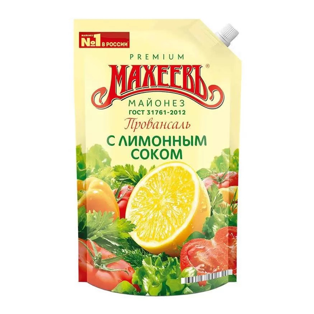 Майонез Махеевъ Провансаль с лимонным соком 67% 800 мл