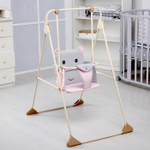 Качели напольные ВЕТЕРОК-ЗОО (бегемотик)