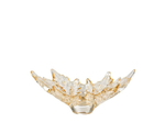Чаша для фруктов Lalique Champs-Elysees золотая, 25 см