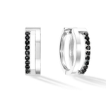 Серьги Coeur de Lion Black-Silver 0136/21-1317