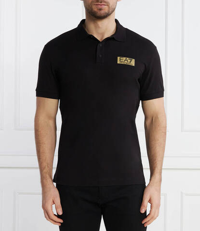 Поло EA7 - черный(3DPF02 PJ5AZ)