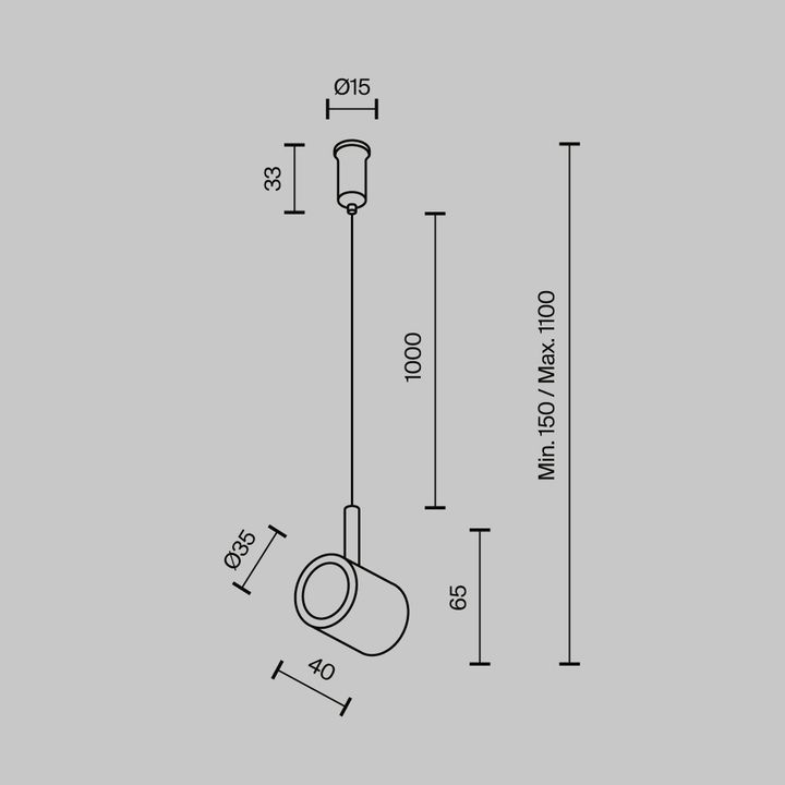 Комплектующие для трекового светильника Maytoni Technical TRA154CSW-1PT