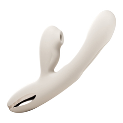 Вибратор с таппингом, вакуумом и вибрацией BeYourLover Angela