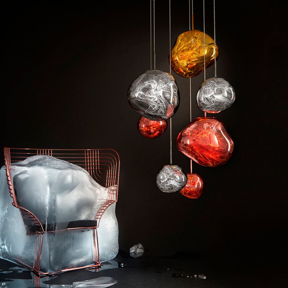 Подвесной Светильник Tom Dixon Melt Pendant Silver D38 By Imperiumloft