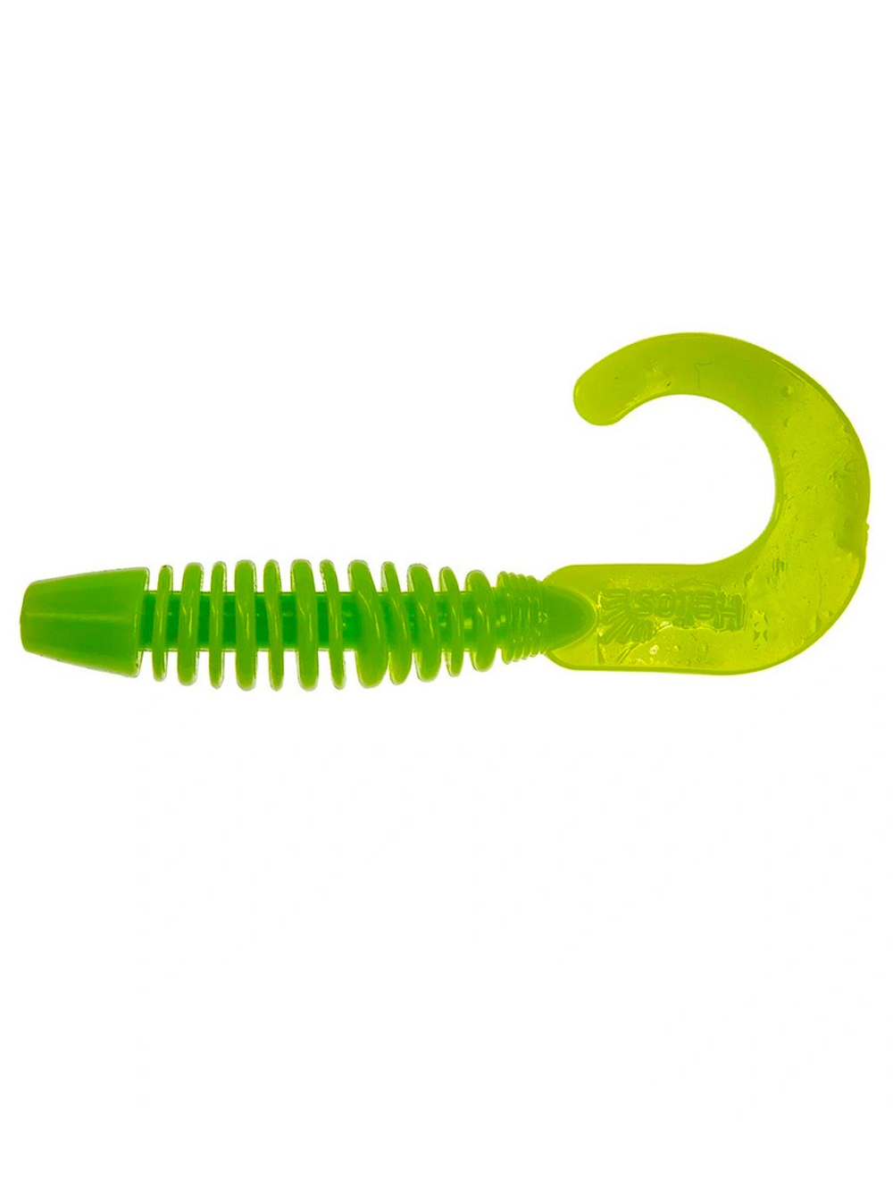 Твистер Helios Din 3,11"/7,9см Electric green 6шт. (HS-33-007)