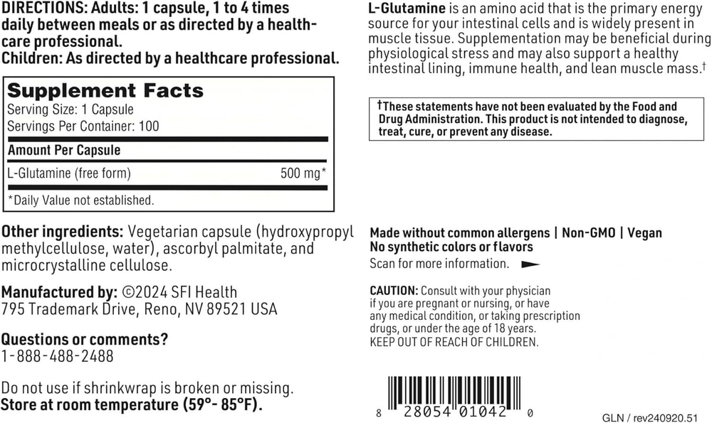 SFI/Klaire Labs - L-Theanine - 60 capsules