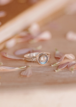 Кольцо «Моно» с лабрадоритом