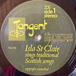 Isla St Clair ‎– Isla St Clair Sings Traditional Scottish Songs (Англия 1972г.) Т