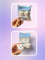 Брелок мягкая игрушка подушка Пудинг Pudding мини