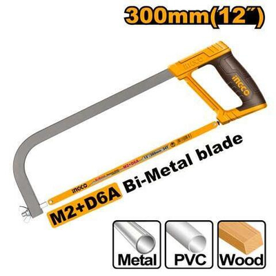 Ножовка по металлу ручная 300 мм SUPER INGCO HHFS3068