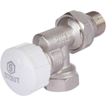 Клапан термостатический осевой STOUT - 1/2" x 1/2" (ВР/НР-американка, PN10, Tmax 110°C)