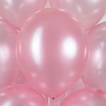 Шар (12''/30 см) Ярко-розовый, металлик, 100 шт.