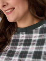 Костюм с брюками КБ-90М/хаки-клетка