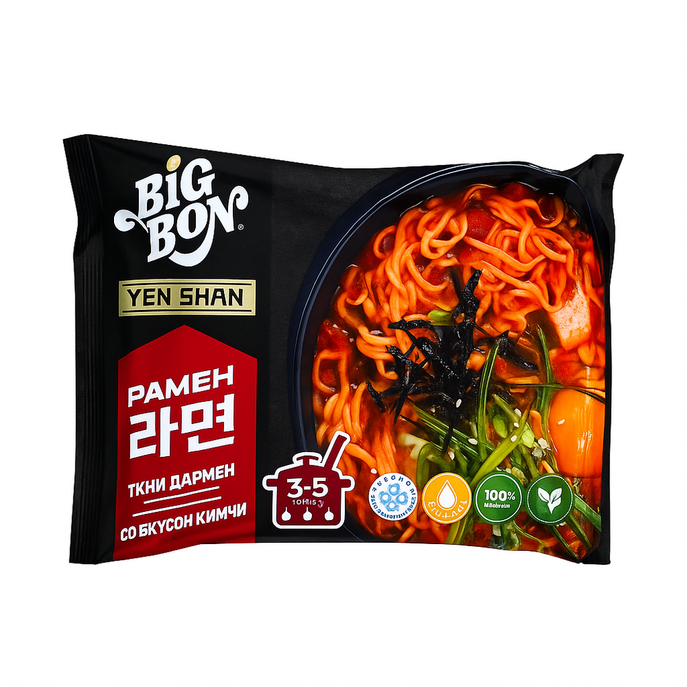 Лапша Big Bon Рамен кимчи 100 гр