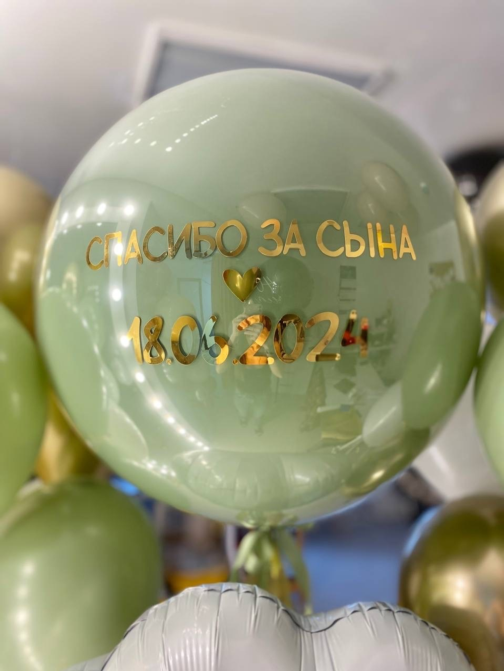 Набор воздушных шаров на выписку сына №970