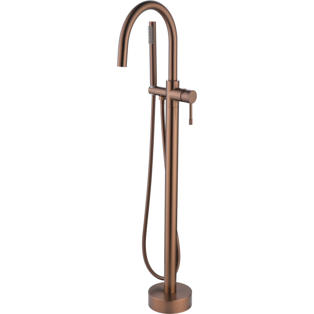 Напольный смеситель для ванны с душем Boheme Uno 469-BRB Brushed Bronze