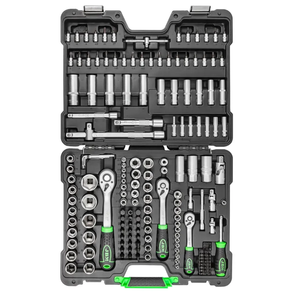 Набор инструментов 179пр.1/4''3/8''1/2''(6гр.)(4-32мм) JBM 54035