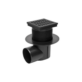 Трап канализационный с боковым сливом MCH Chudej 424 V, с воротником, D110, гидрозатвор - пластик