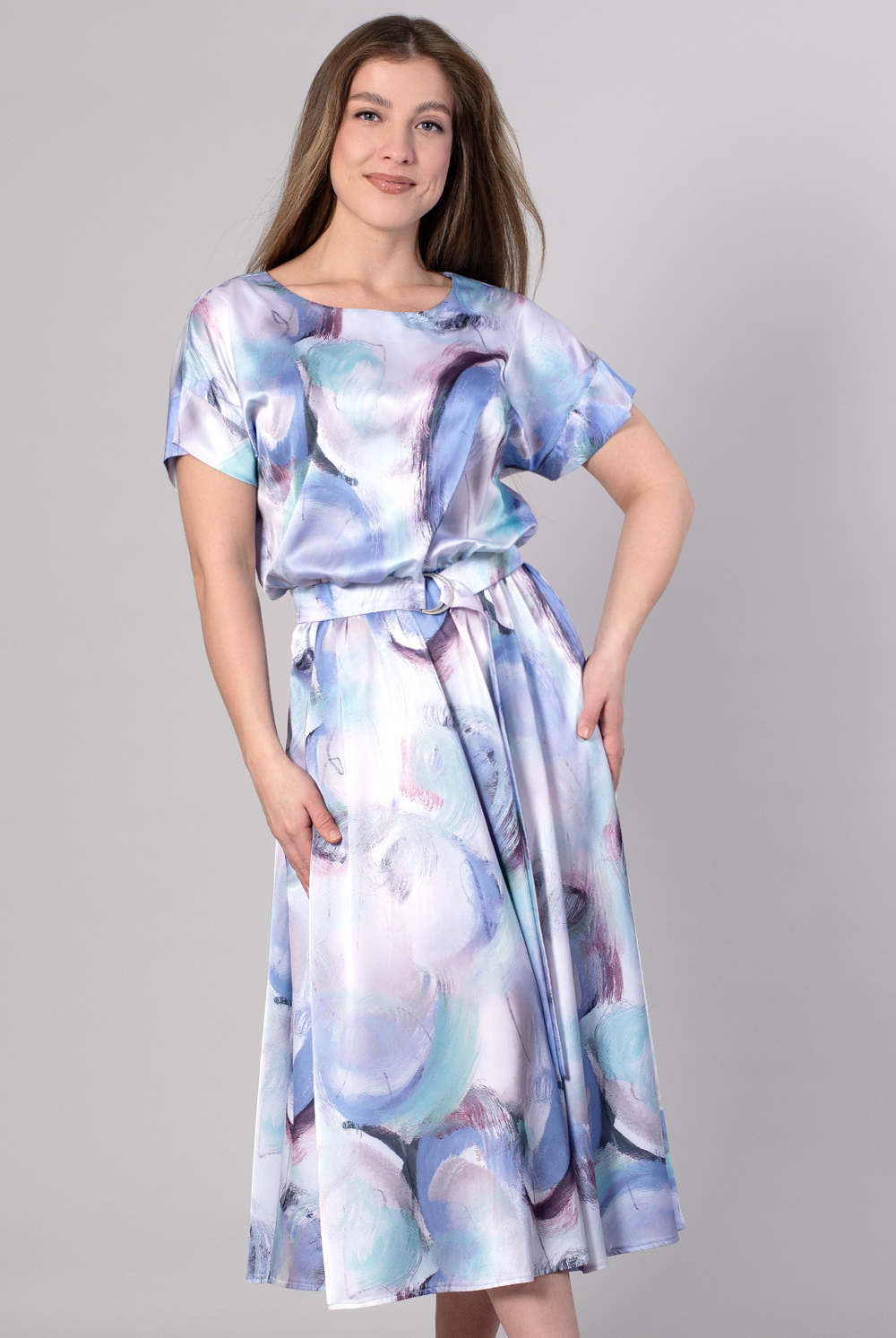 Платье женское 3989зп, Абстракция #110Аб053989зп