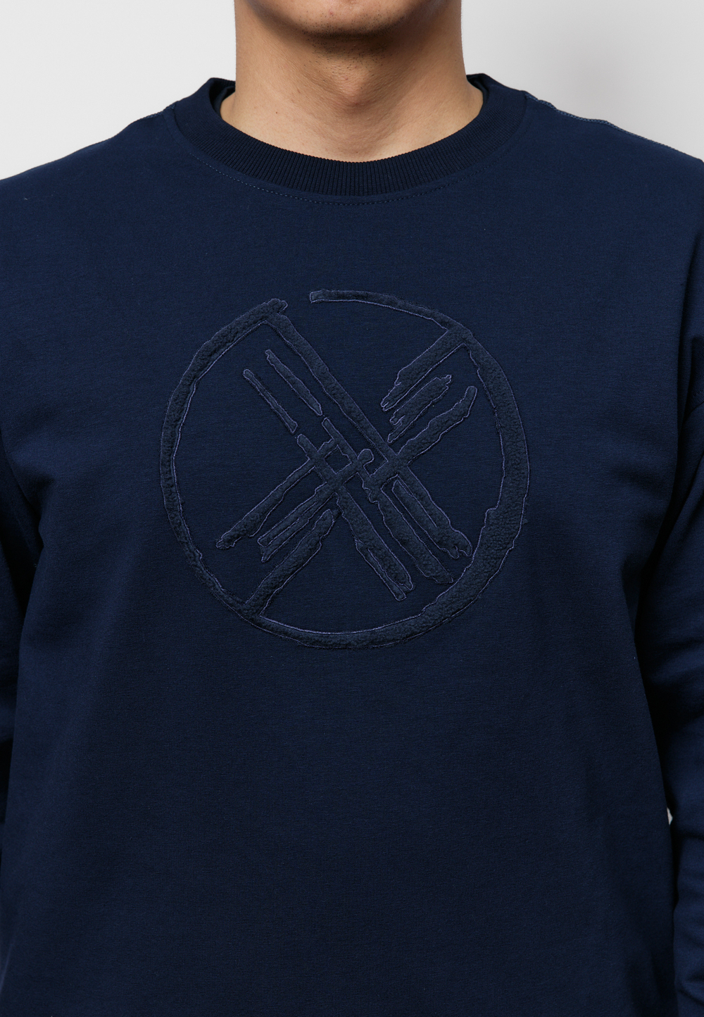 Свитшот SHANYRAQ APPLIQUE BLUE