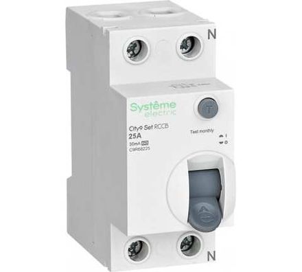 Выключатель дифференциального тока Systeme Electric City  2Р 25А