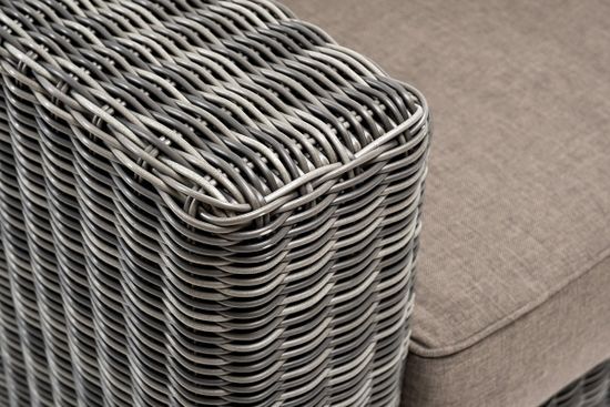 "Боно" лаунж-зона из искусственного ротанга, цвет графит