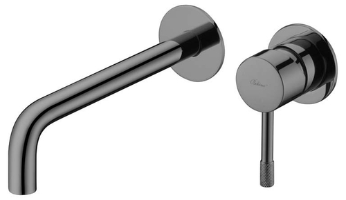 Boheme Смеситель для умывальника из стены, Uno. Shine Gun Metall