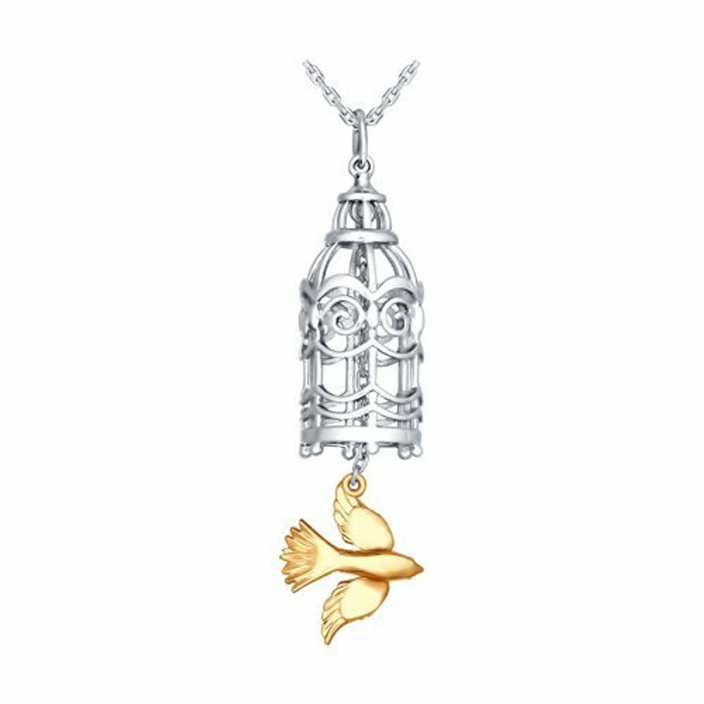 Колье из серебра